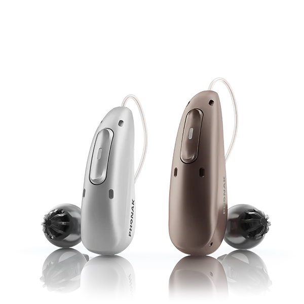 Close-up view of a modern discreet hearing aid device showcasing advanced miniaturized technology